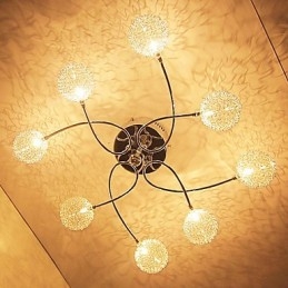 Moderne Samtidskunst Krystall Galvanisert Innfelt Montering