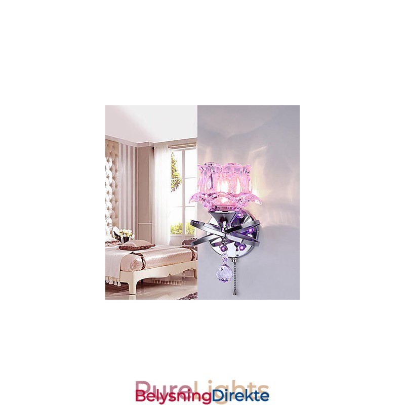 Kreative Moderne Og Kontrakterte Kreative Krystallvegglampelys