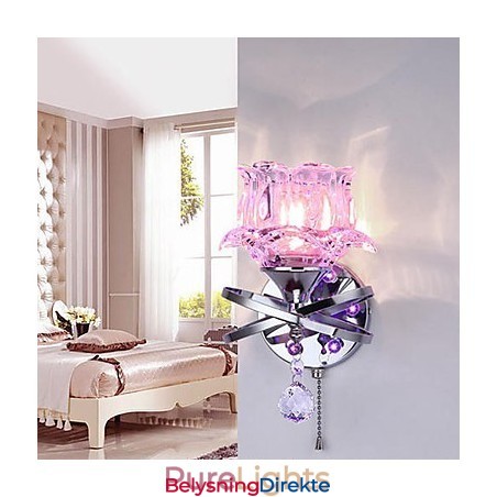 Kreative Moderne Og Kontrakterte Kreative Krystallvegglampelys