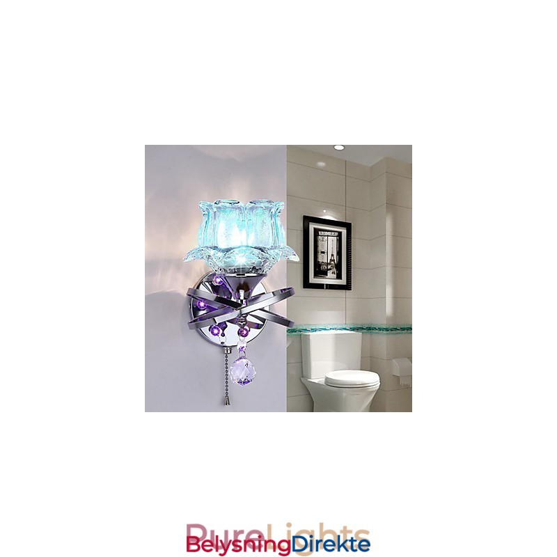 Kreative Moderne Og Kontrakterte Kreative Krystallvegglampelys