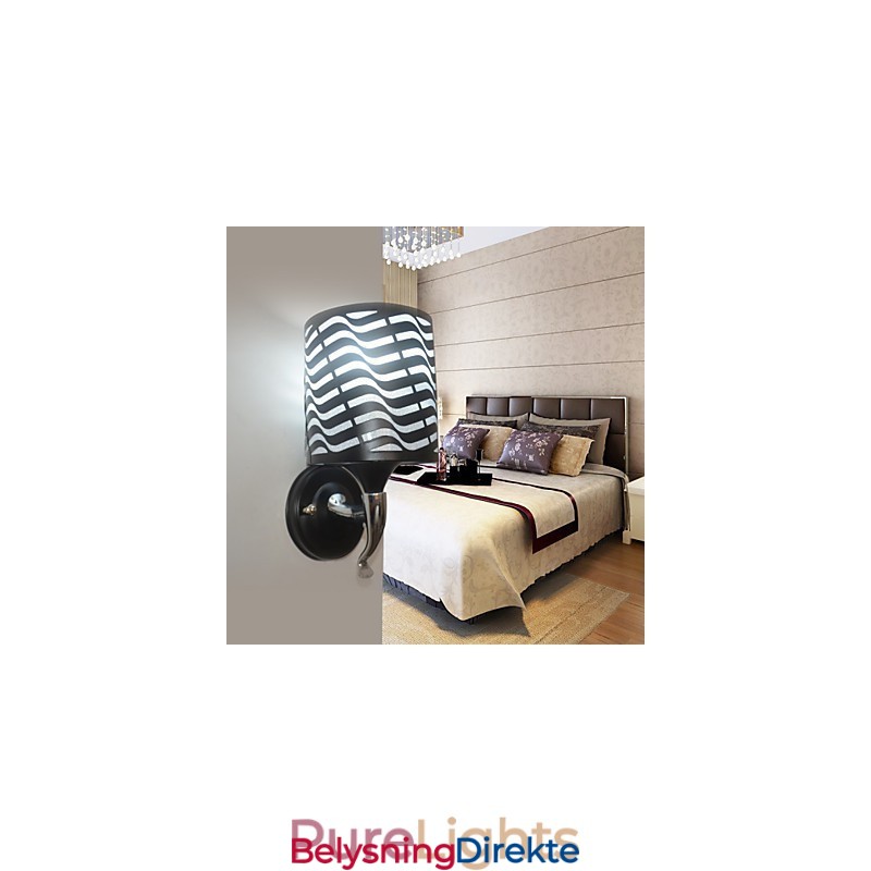 Moderne Vegglampe I Smijern I Saueskinn