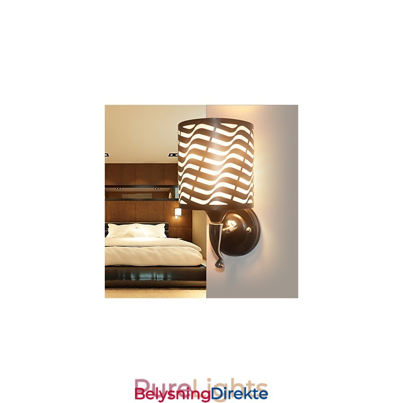 Moderne Vegglampe I Smijern I Saueskinn