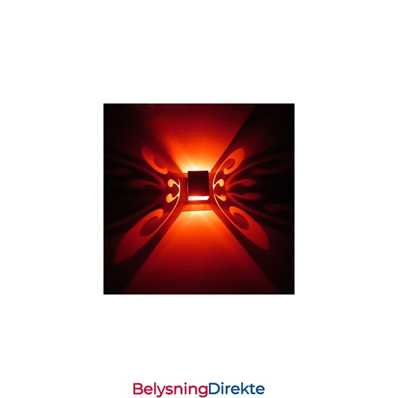 Kreativ Sommerfugllampe Vegglampe