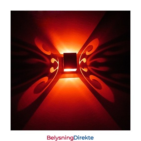 Kreativ Sommerfugllampe Vegglampe