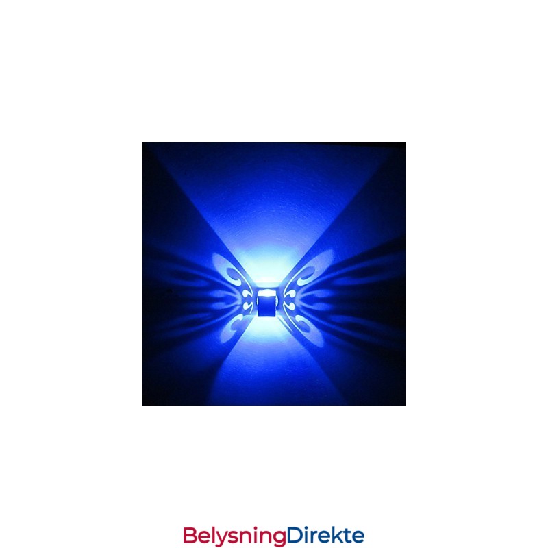 Kreativ Sommerfugllampe Vegglampe