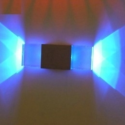 Firkantet Aluminiumsvegglampe Kreativ Barmodell Vegglampe Moderne Samtidsmetall