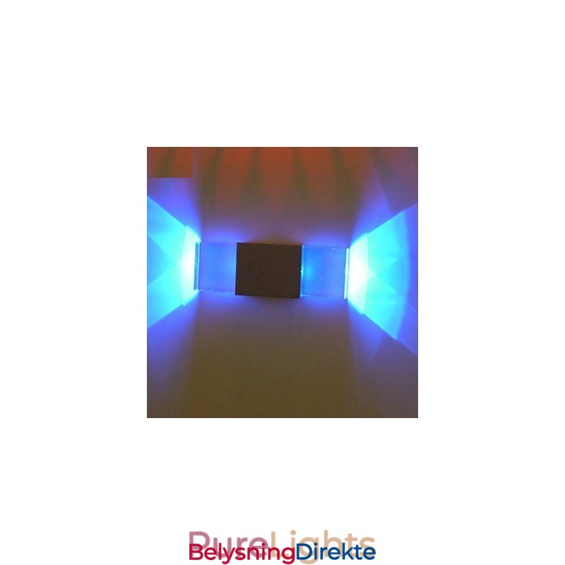 Firkantet Aluminiumsvegglampe Kreativ Barmodell Vegglampe Moderne Samtidsmetall