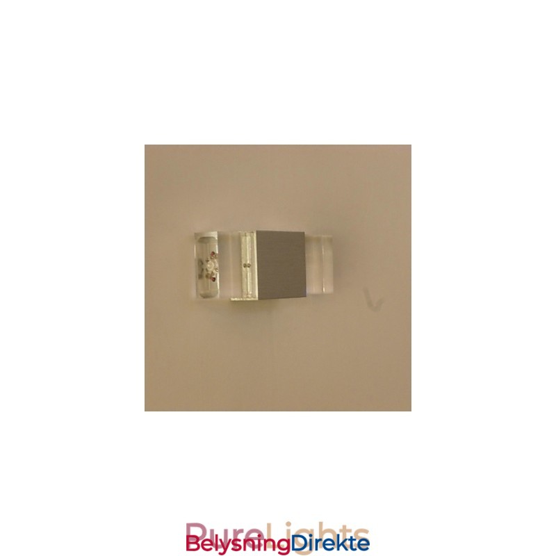 Firkantet Aluminiumsvegglampe Kreativ Barmodell Vegglampe Moderne Samtidsmetall