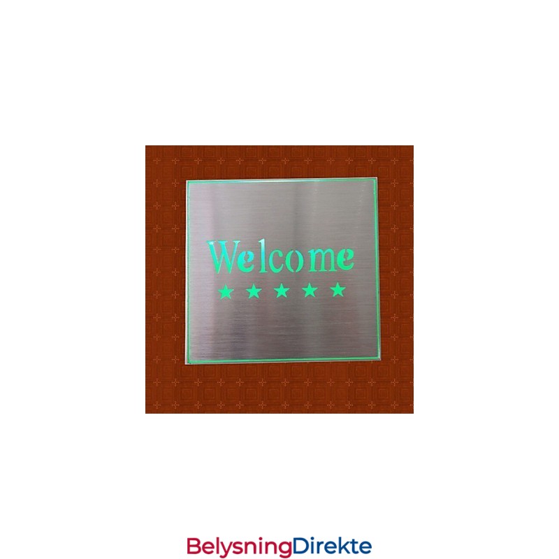 Hotel Market Velkomstindikatorlampe Kreativ Barmodell Vegglampe I Metall