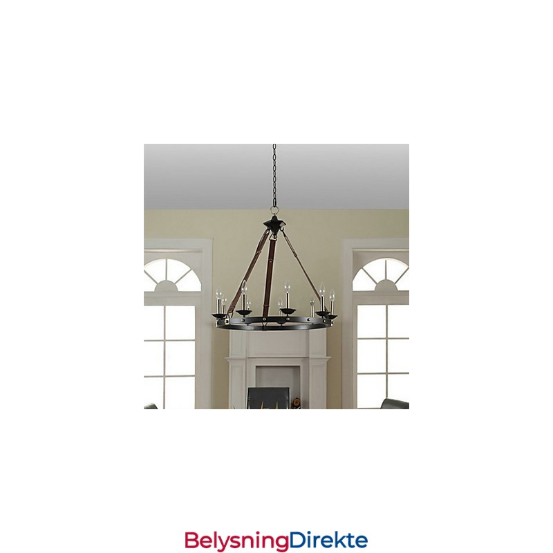 Lysekrone I Vintage-Metall