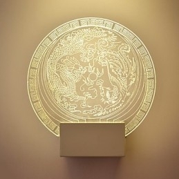 Vegglampe Pvc-Lampe Moderne Samtidsstil Metall