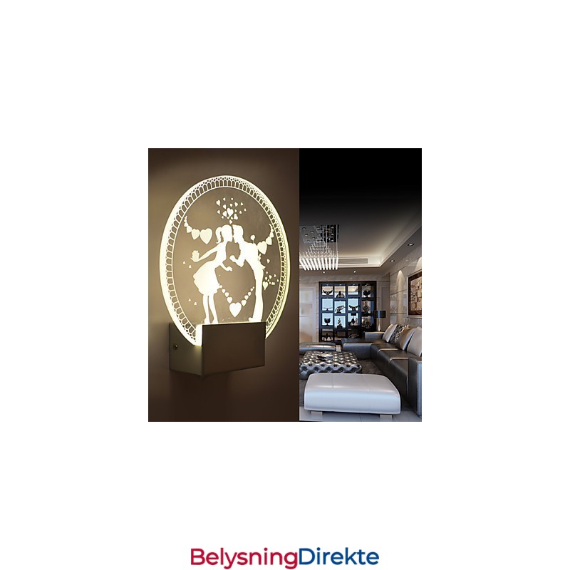 Akryl Vegglampe Pvc Vegglampe Moderne Samtids Metall