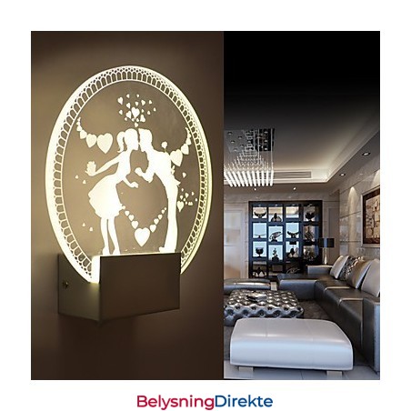 Akryl Vegglampe Pvc Vegglampe Moderne Samtids Metall