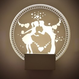 Akryl Vegglampe Pvc Vegglampe Moderne Samtids Metall