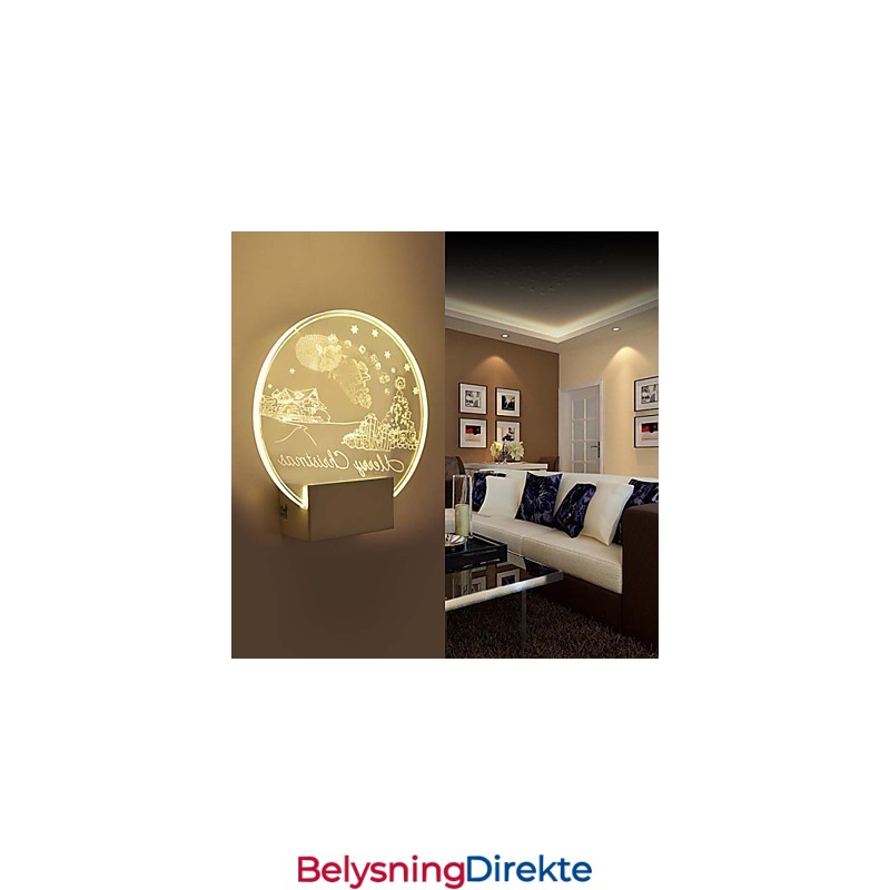 Akryl Vegglampe Pvc Vegglampe Moderne Samtids Metall