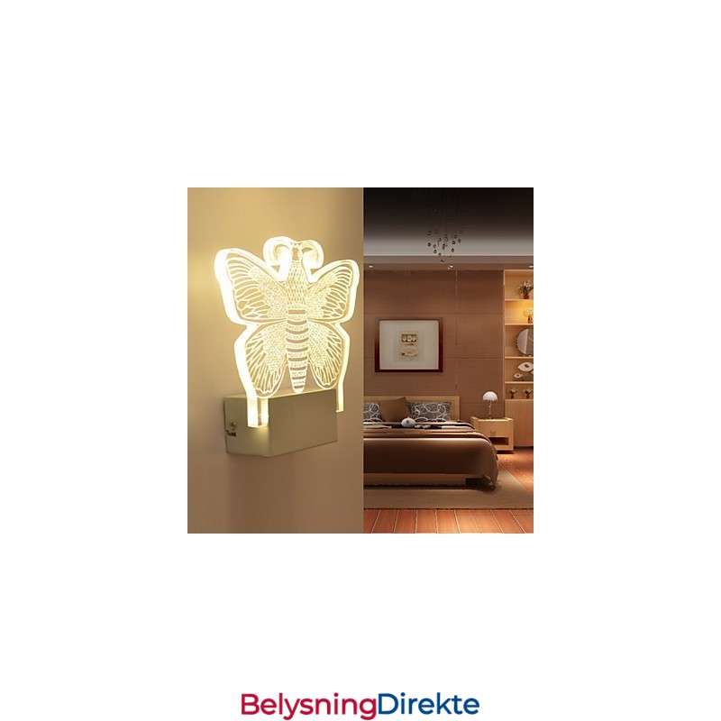 Akryl Vegglampe Pvc Vegglampe Moderne Samtids Metall