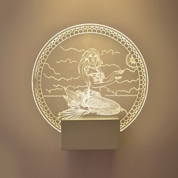 Akryl Vegglampe Pvc Vegglampe Moderne Samtids Metall