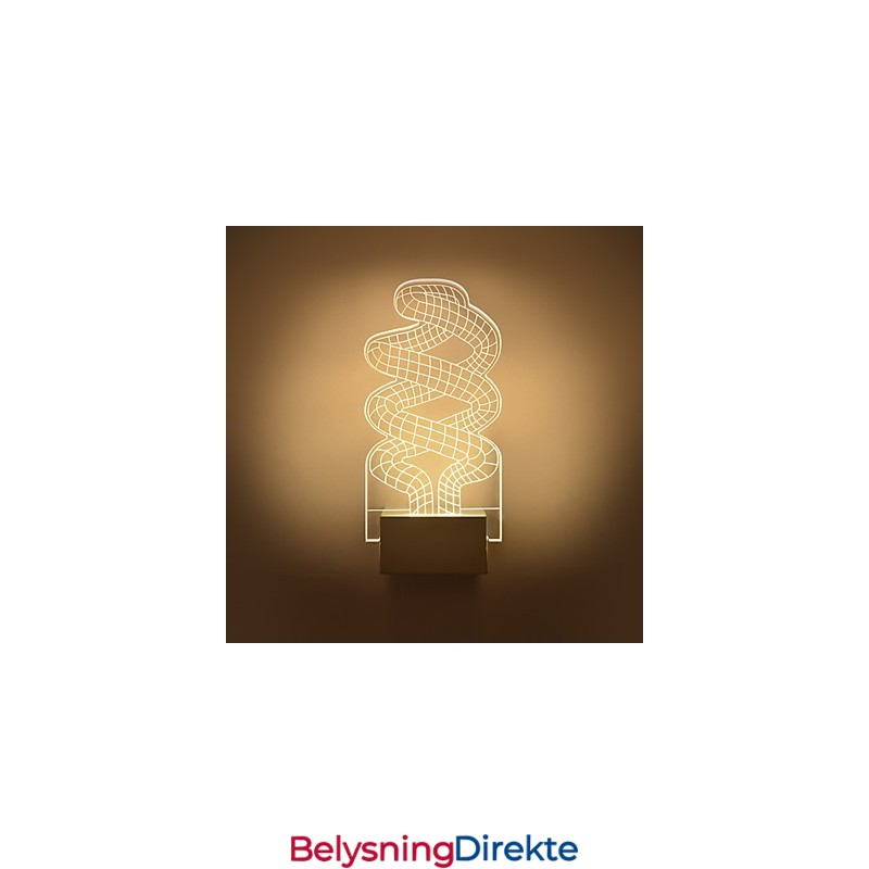 Akryl Vegglampe Pvc Lampelampe Chip Moderne Samtids Metall