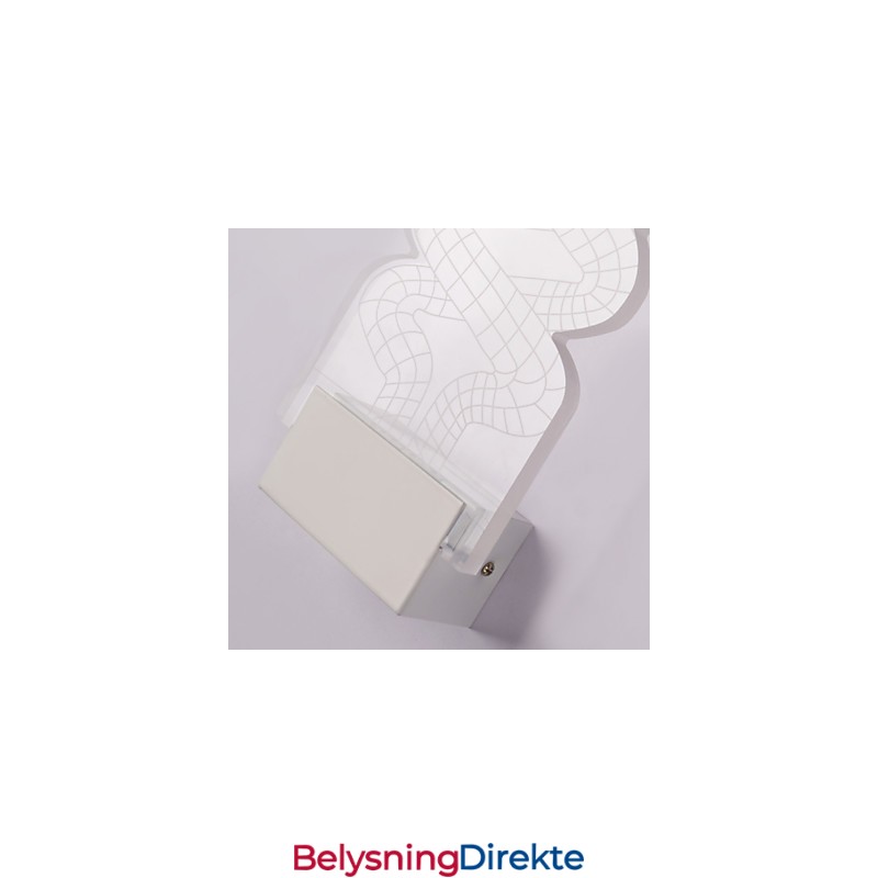 Akryl Vegglampe Pvc Lampelampe Chip Moderne Samtids Metall