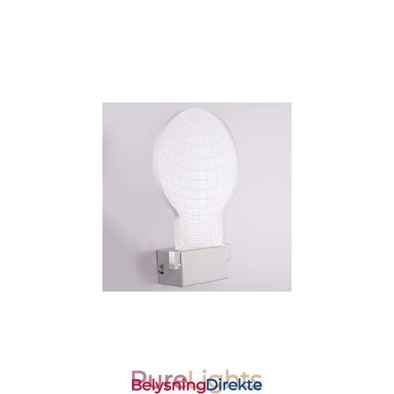 Akryl Vegglampe Pvc Lampelampe Chip Moderne Samtids Metall