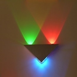 Multi T Fargetemperaturlampe Kreativ Barmodell Vegglampe I Metall