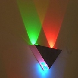 Multi T Fargetemperaturlampe Kreativ Barmodell Vegglampe I Metall