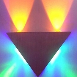 Multi T Fargetemperaturlampe Kreativ Barmodell Vegglampe I Metall