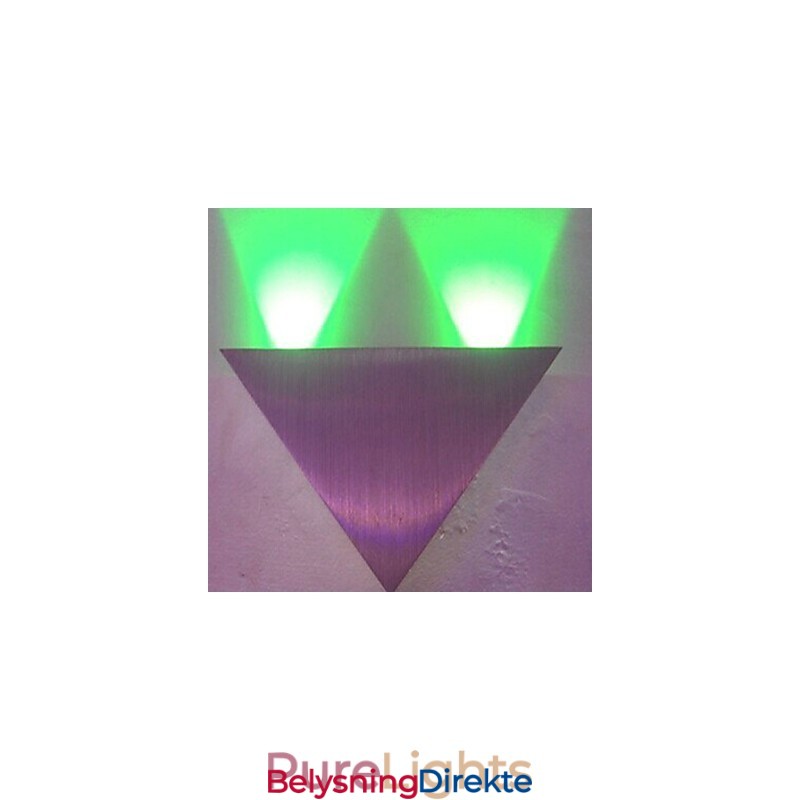 Multi T Fargetemperaturlampe Kreativ Barmodell Vegglampe I Metall