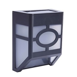 Varm Gul Soldrevet Veggmontert 2 Lanternelys Terrasselampe