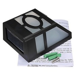 Varm Gul Soldrevet Veggmontert 2 Lanternelys Terrasselampe