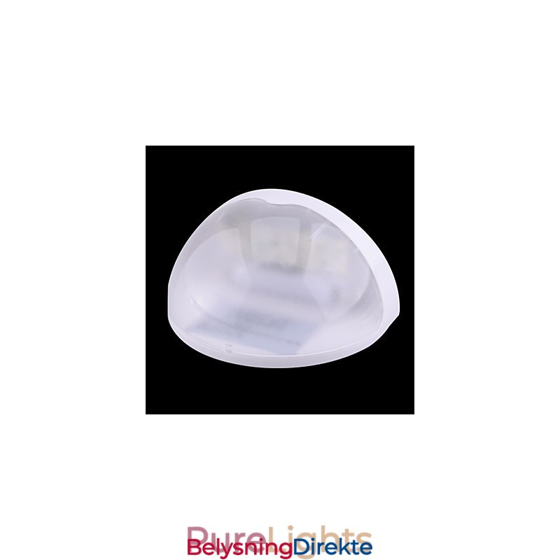 Soldrevet Vanntett Ip55-Lampe Hvit + Svart