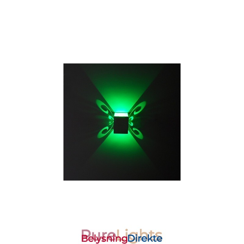 Vegglampetter Moderne Samtids Metall