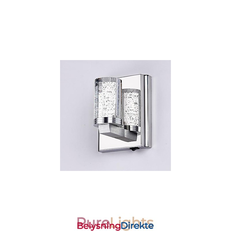 Mini Vegglampe 1 Lys Kunstnerisk Rustfritt Stål Med Stelebelegg