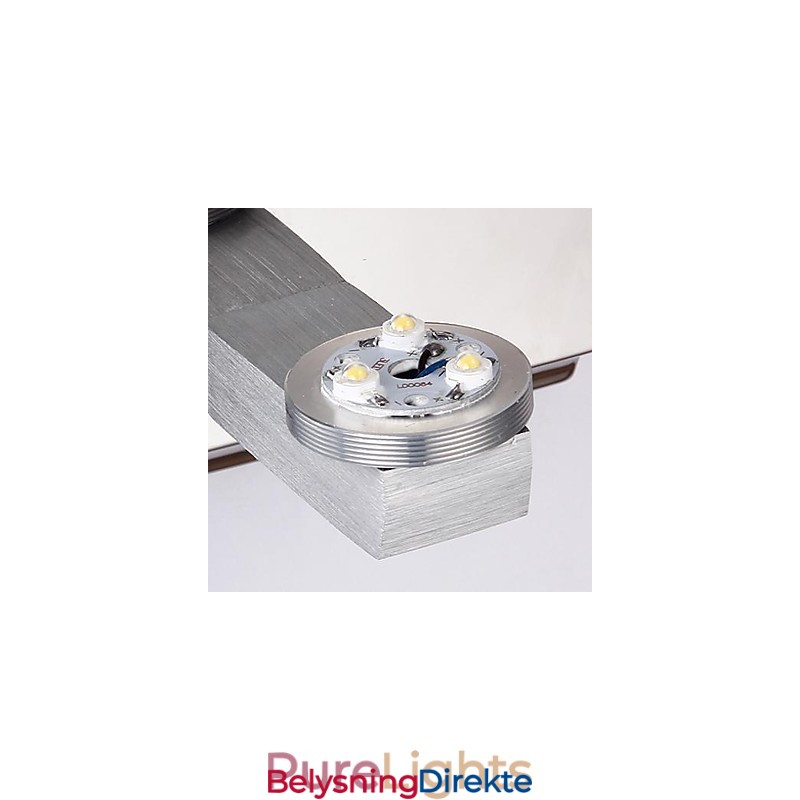 Mini Vegglampe 1 Lys Kunstnerisk Rustfritt Stål Med Stelebelegg