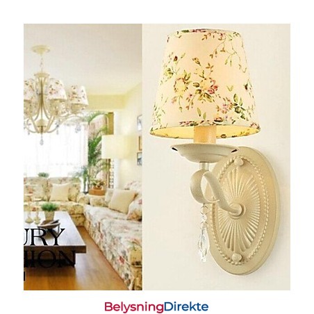 Krystall Mini Vegglampe Moderne Samtids Metall