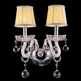 Krystall Mini Vegglampe Stearinlys Vegglamper Moderne Samtids Glass