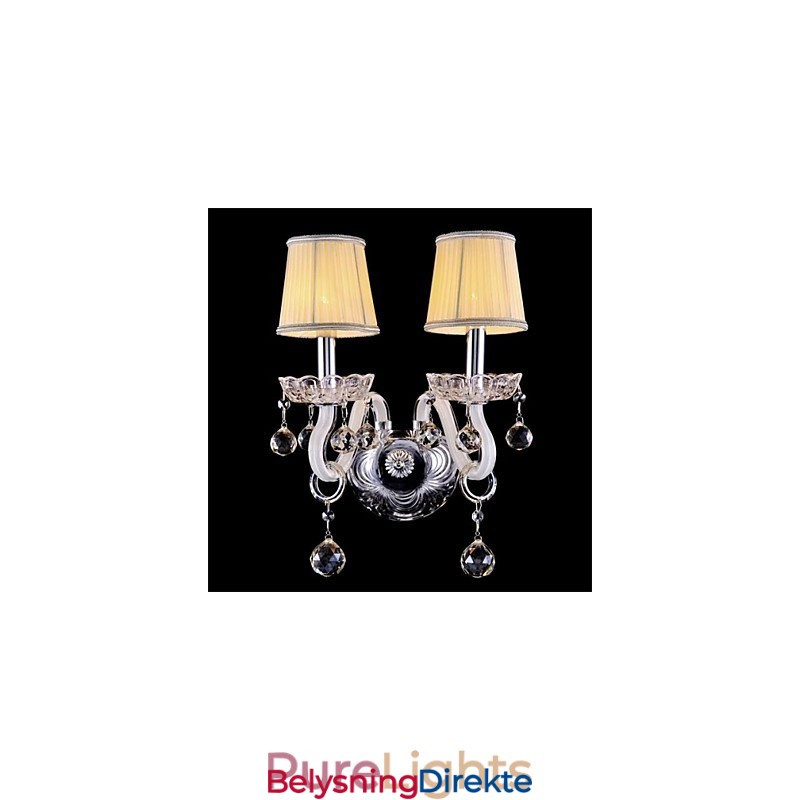 Krystall Mini Vegglampe Stearinlys Vegglamper Moderne Samtids Glass