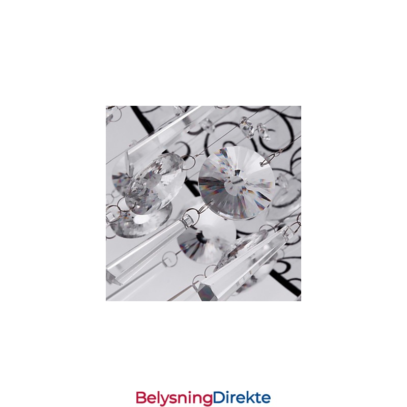 Moderne Samtidskunst Tromme Krystall Galvanisert Metall Innfelt