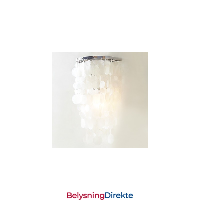 Stilig Vegglampe Med 1 Lys I Varm Hvit