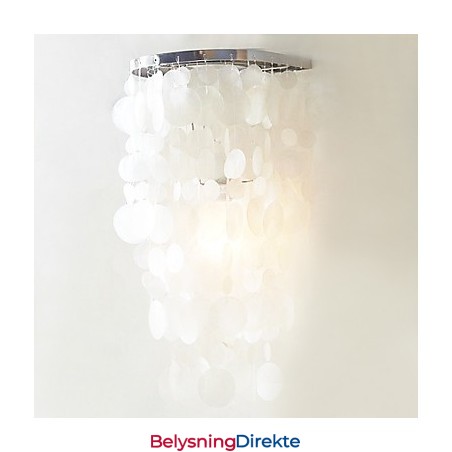 Stilig Vegglampe Med 1 Lys I Varm Hvit