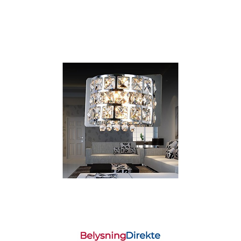 Krystall Vegglamper Moderne Samtids G4 Metall