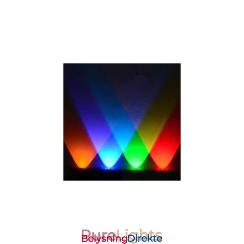 Moderne Vegglampe Med Svart Og Sølvfarget Elegant Trekantdesign