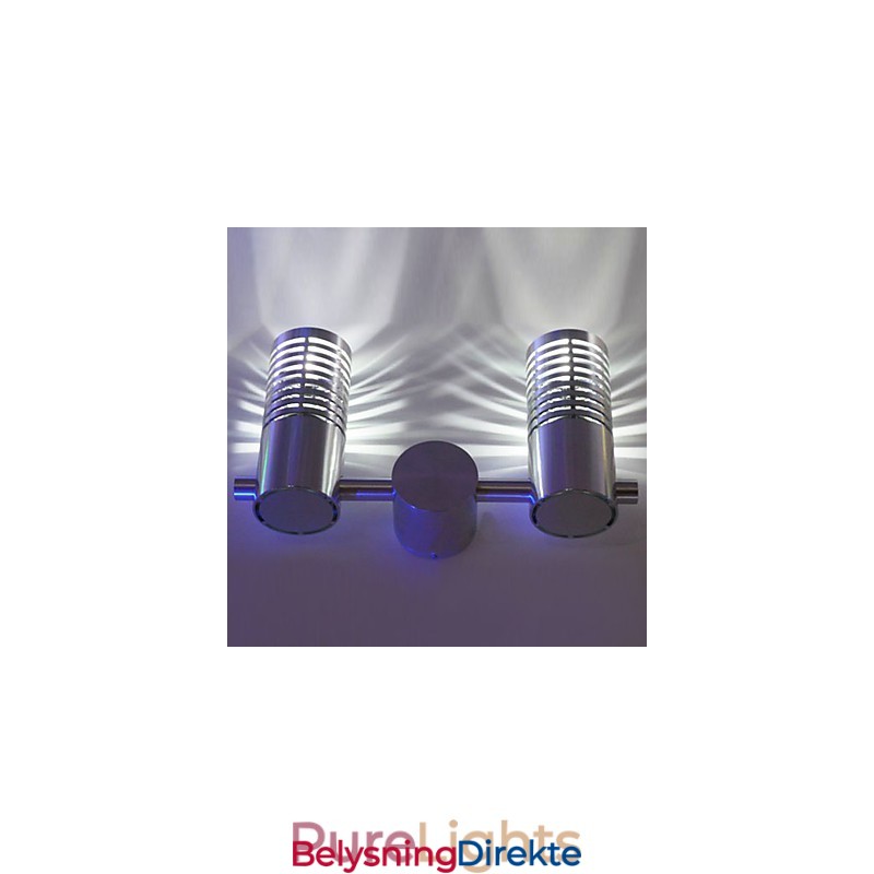 Moderne Vegglampe Med Spredningslys, 2-Sylinders Barrierelagsstråle