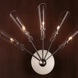 Kunstnerisk Krystallvegglampe Med 5 Lys
