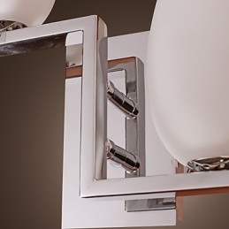 Krystallvegglampe Med 2 Lys I Flaskeformet Skjerm