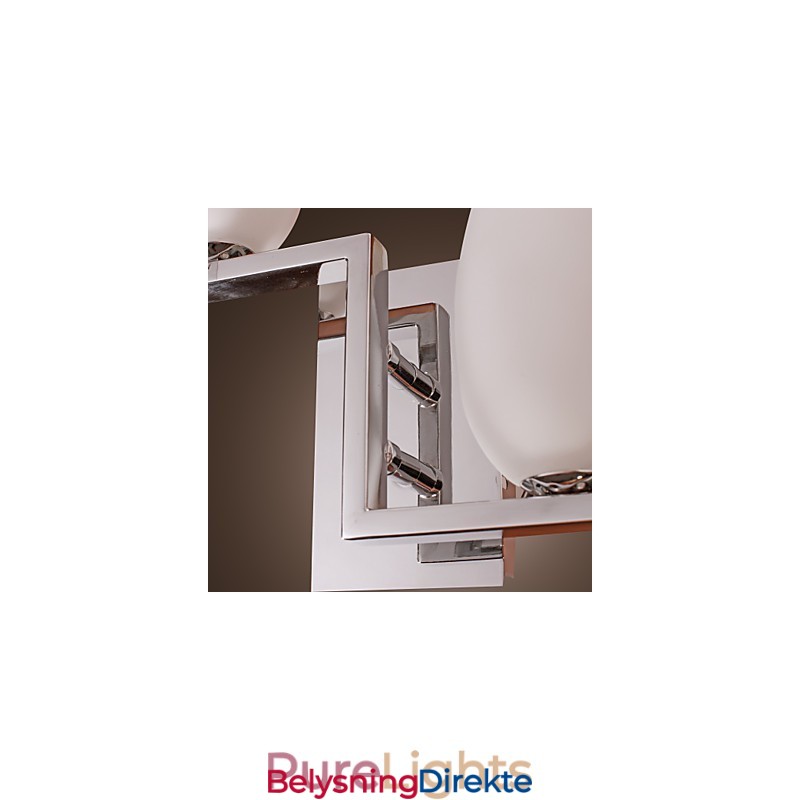 Krystallvegglampe Med 2 Lys I Flaskeformet Skjerm