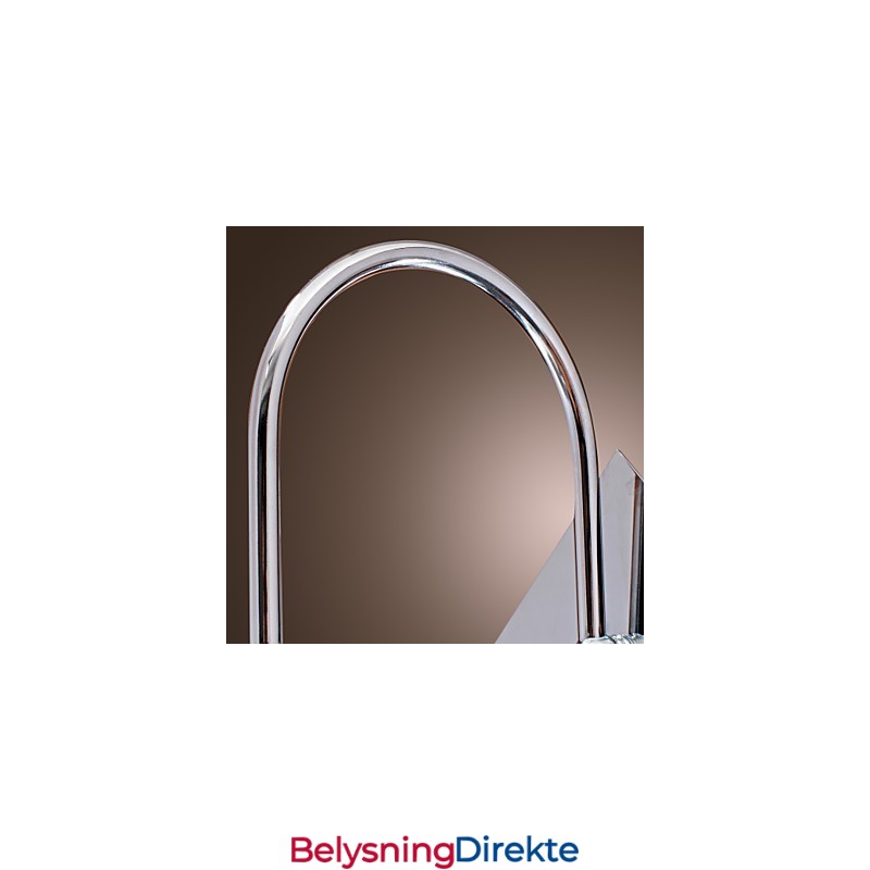 Vegglampe Med Elegant Krystalldråpe