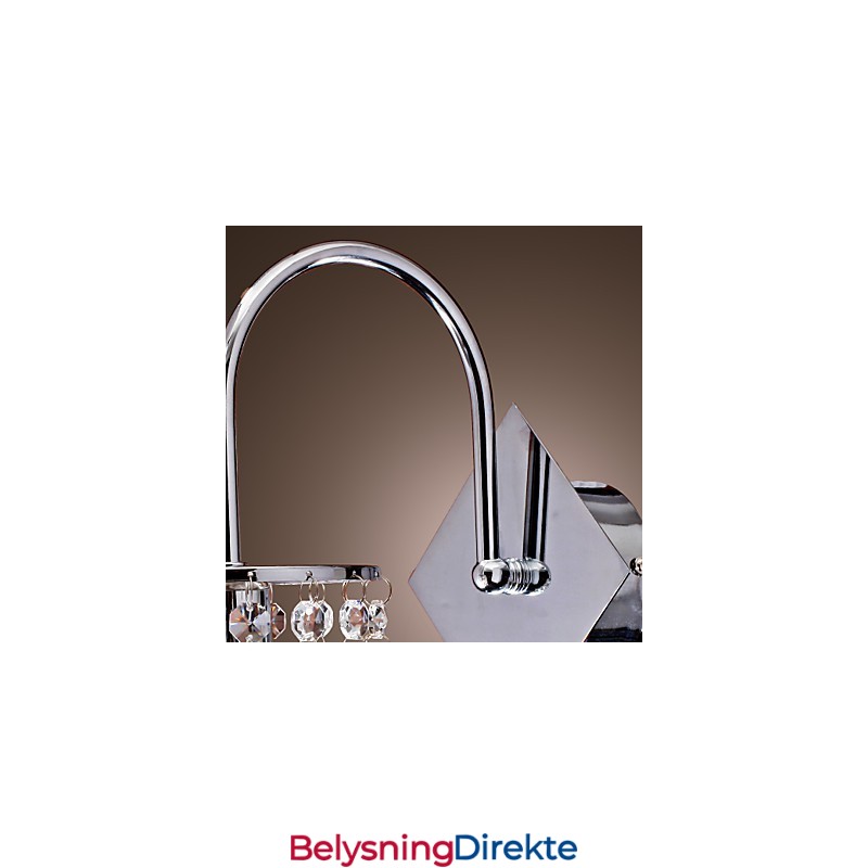 Vegglampe Med Elegant Krystalldråpe