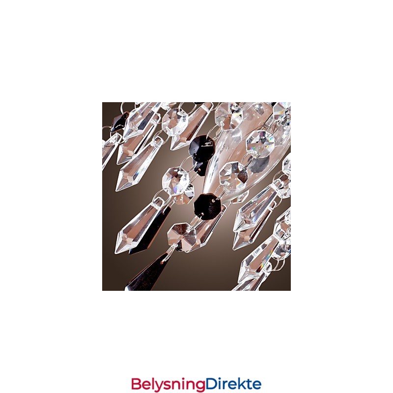 Vegglampe Med Elegant Krystalldråpe