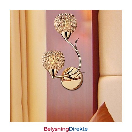 Krystall Vegglampe Lesevegglamper Moderne Samtids Metall